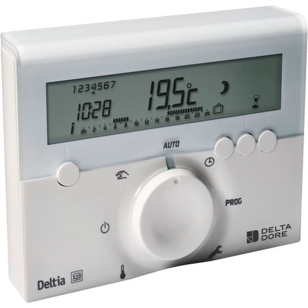 DELTA DORE Deltia 8.00 programmerbar rumstermostat kabelansluten elektronisk