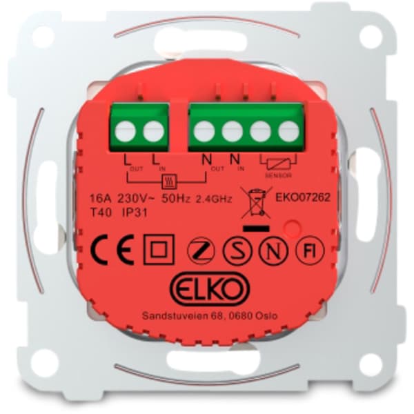 ELKO SMART WiFi Termostat Plus/RS Polarhvit