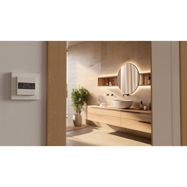 Heatit - Z-Wave - Z-TRM6 Hvit Termostat 16A RAL9003