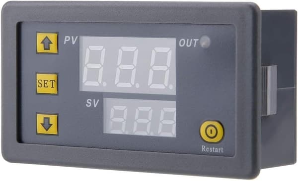 W3230 DC 12V digital temperaturregulator, termostat med 20A LED-skærm, inklusive NTC 10K sensorsonde
