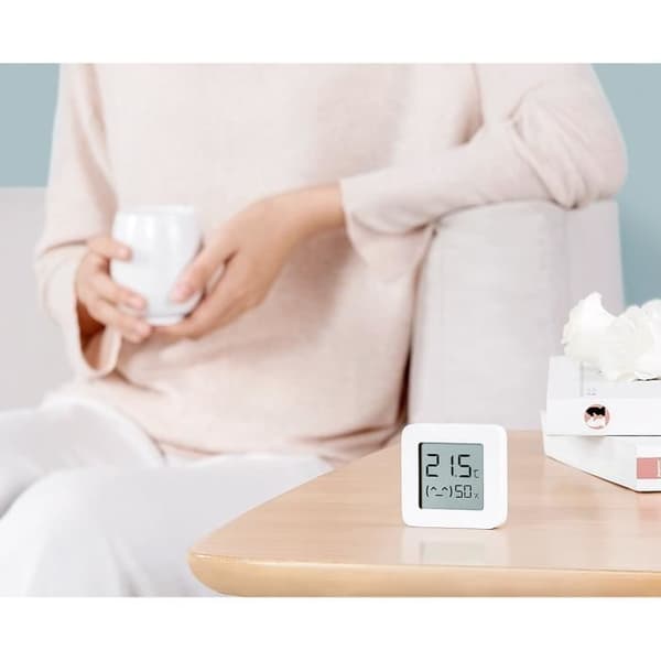 XIAOMI temperatur- och fuktighetsmonitor - Vit - Anslutet objekt - LCD-skärm - Enkel att fästa