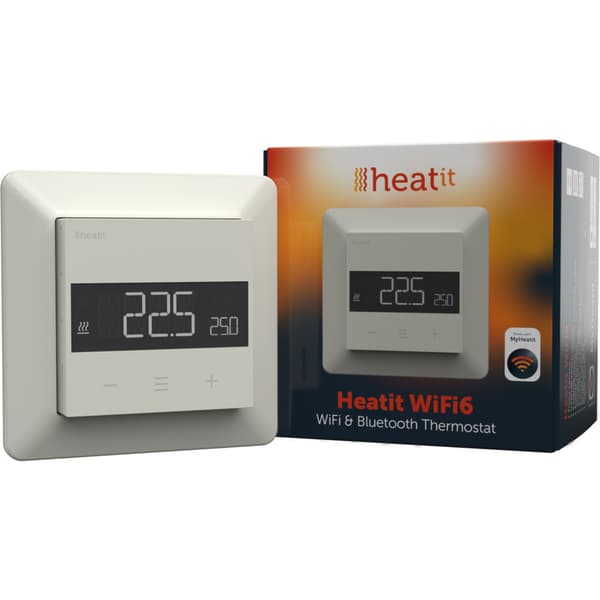 Heatit WiFi6 Thermostat White RAL9010
