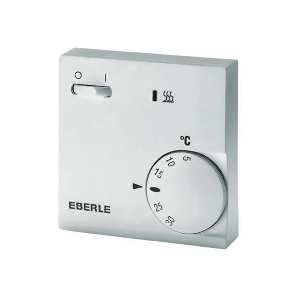 EBERLE RTR-E6202 Termostat - Vit - Elektrisk - Programmerbar - Hög precision och pålitlig teknik