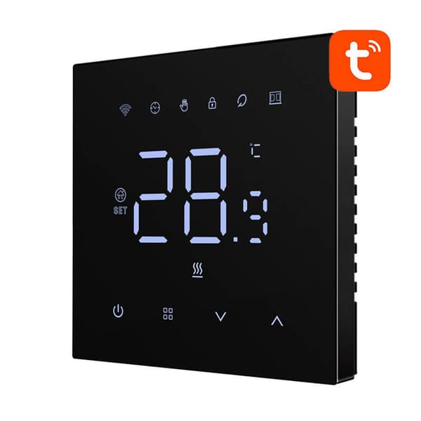 Smart termostat Avatto WT410-16A-B elektrisk oppvarming 16A WiFi