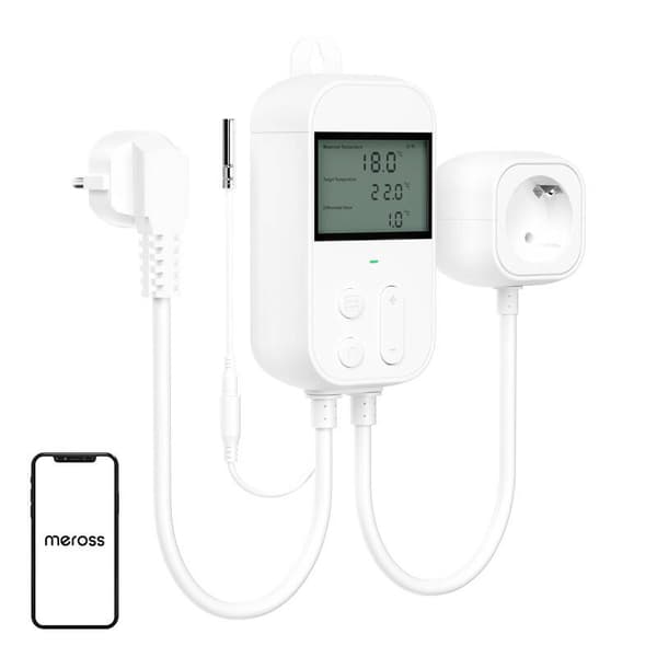 Termostatisk temperaturregulator Meross MTS960HK (HomeKit)