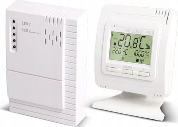 Dk system - 106003 - Trådlös rumstermostat DK LOGIC 250 Trådlös rumstermostat DK LOGIC 250