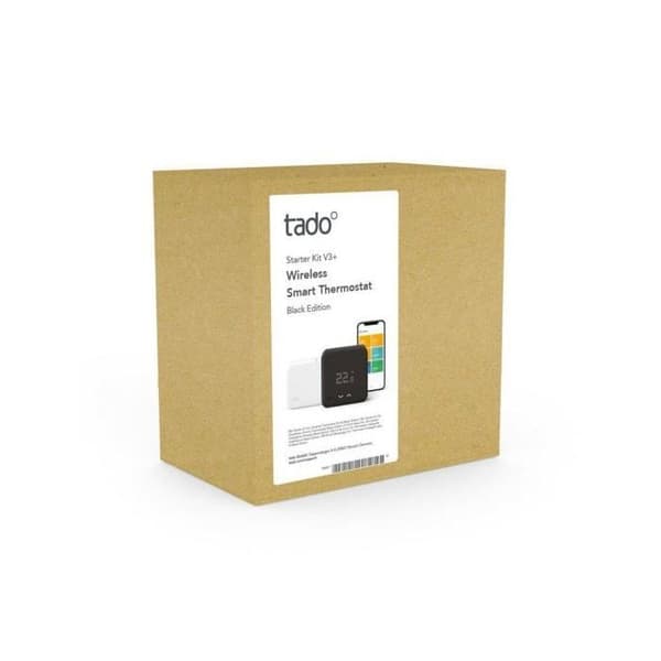 TADO ansluten termostat - Huvudsats - Svart - Minskar din energiförbrukning