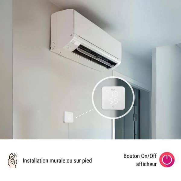 Wi-Fi-termostat för värmepumpar och luftkonditionering