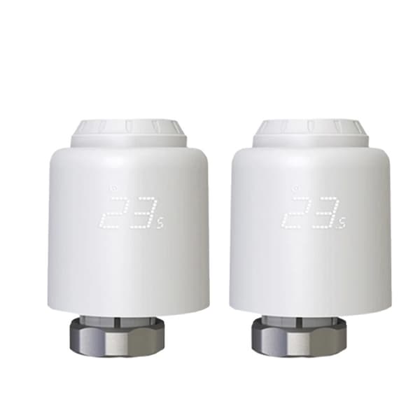 Smart termostatventil, ZigBee/WiFi-anslutning, kompatibel med Alexa och Google Home,TVR603 WIFI 2ST