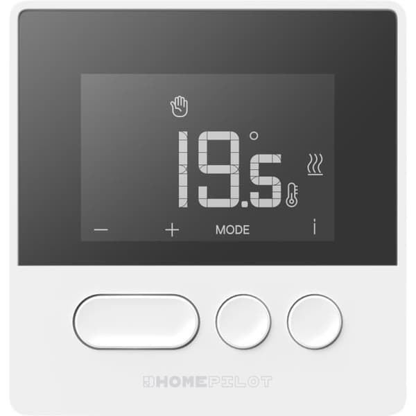 Ren ansluten termostat med mottagare - HOME PILOT - Ansluten värme | Energibesparingar