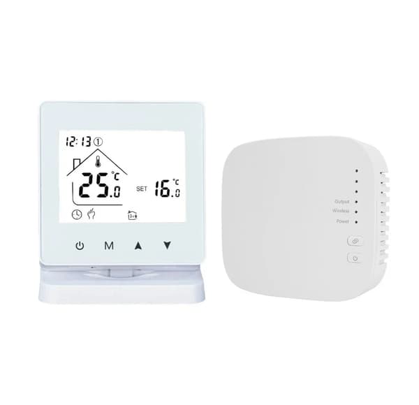 Smart trådlös termostat, programmerbara inställningar, inomhusbruk,INGEN-WIFI