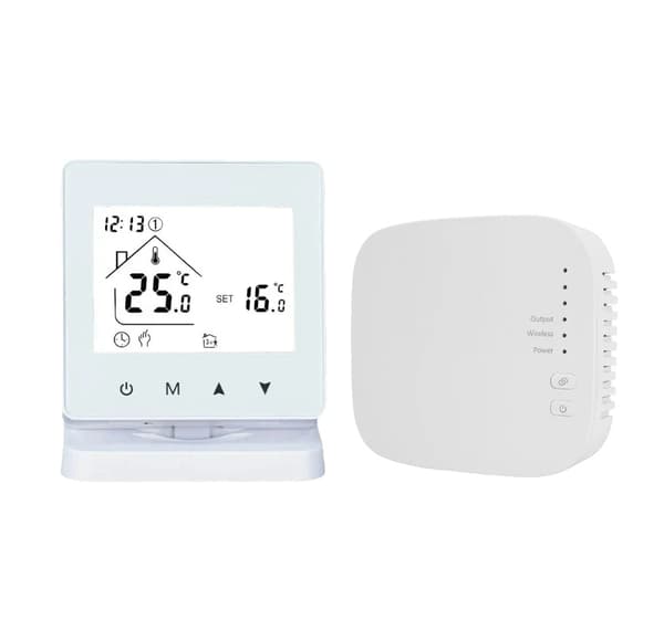 Smart trådlös termostat, programmerbara inställningar, inomhusbruk,WIFI