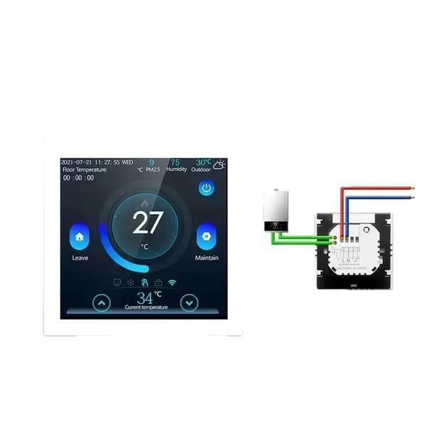 WiFi Älykäs Termostaatti, Ääniohjaus, Ohjelmoitavat Asetukset,WiFi VesiKaasu Kattila-a