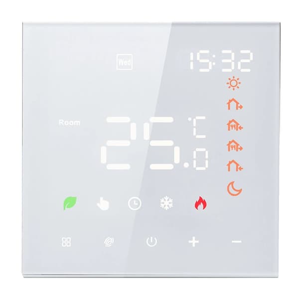 Smart termostat, pekskärm LCD, röststyrning,tejp6