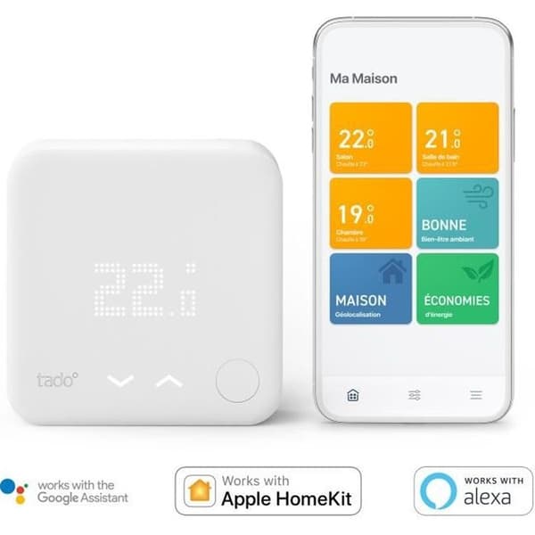 Ansluten och smart trådbunden termostat - tado° - V3+ startsats