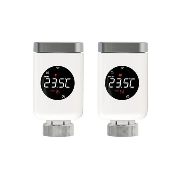 Smart ZigBee-radiatoraktuator, fjärrappkontroll, röstkommandointegration,2 ST WIFI