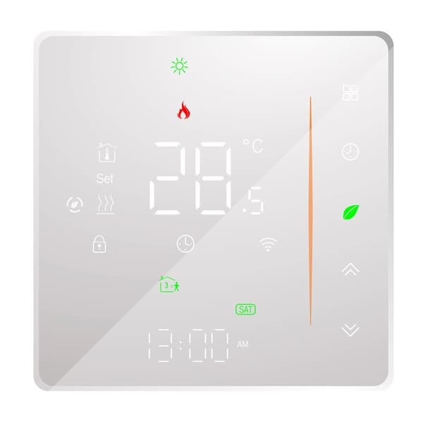 WiFi Smart Termostat, Vandopvarmning, Fjernbetjening,Elektrisk GulvvarmeW