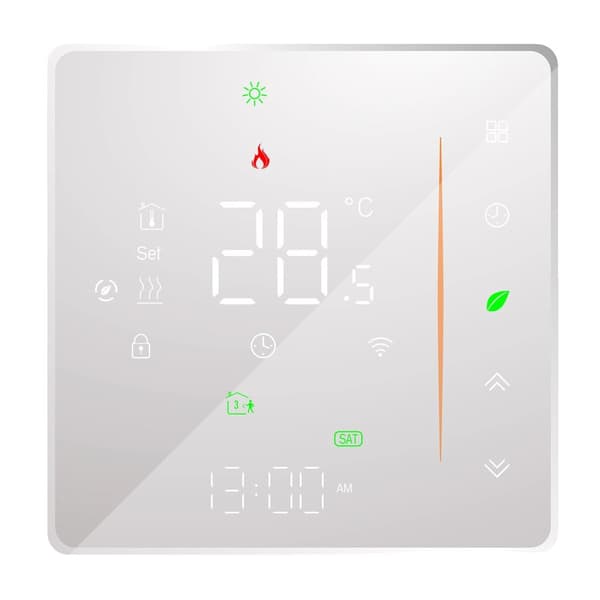 WiFi Smart Termostat, Vandopvarmning, Fjernbetjening,Elektrisk GulvvarmeW