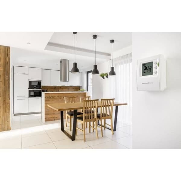 Rumstemperaturregler - Honeywell Home - THR840DEU - 5 till 35 °C - Frostskyddsmodell - Vit