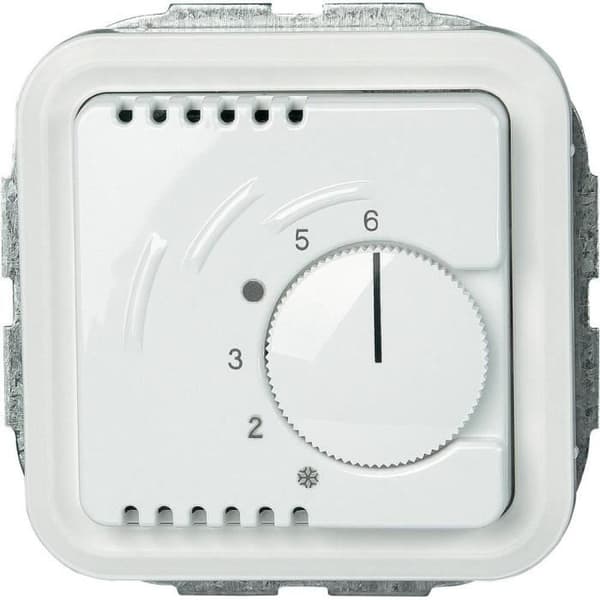 KOPP Paris termostat 290402010 vit - Programmerbar - Enkelsockelsystem