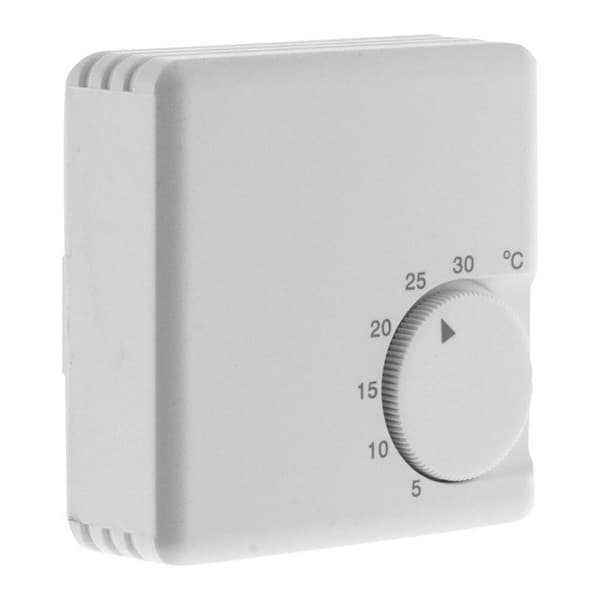 Termostat Mekanisk - OTIO - Område 5°C till 30°C - 10A 250V - Avskalat Design