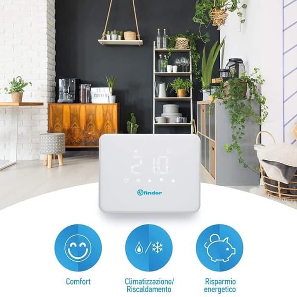 Termostater - Sommar / Vinter Typ 1T9190030000 - 1T Finder Series, Vit