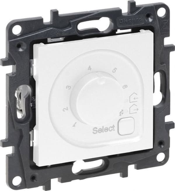 Termostat för inomhusbruk Legrand Niloe Step - Termostat för golvvärme - Vit 863142 himp