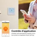 Miniatyrbild 3 av 4: Ansluten Termostat - KETOTEK - KTF0155A - WiFi - Kompatibel med Alexa - 16A Programmerbar