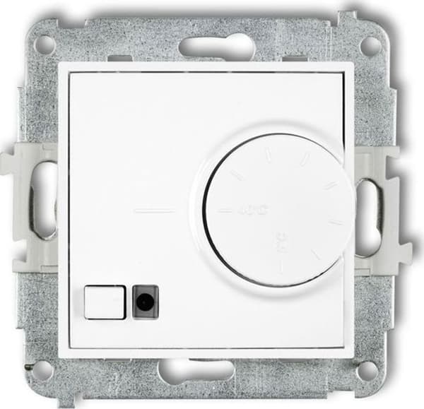 Thermostat för inomhusbruk Karlik - MRT-2 - MINI Elektronisk temperaturregulator med luftsensor, vit