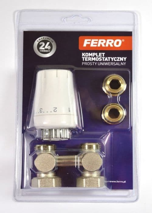 Rumstemperaturtermostat Ferro - ZTV07 - Universellt termostatpaket, GT11 huvudenhet ()