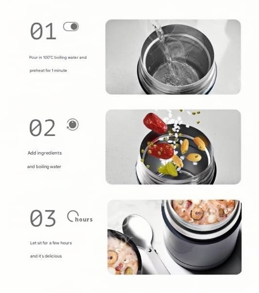 Philips Crockpot isoleret spand med stor kapacitet 316L rustfrit stål