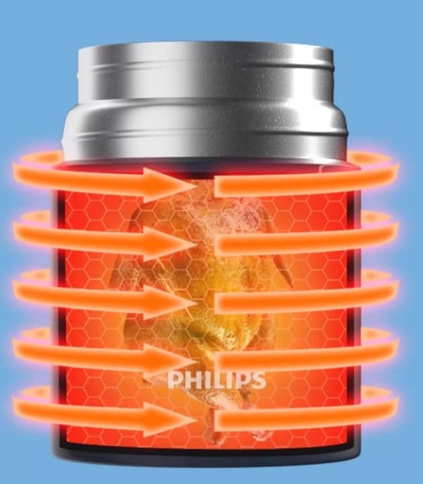 Philips Crockpot isoleret spand med stor kapacitet 316L rustfrit stål