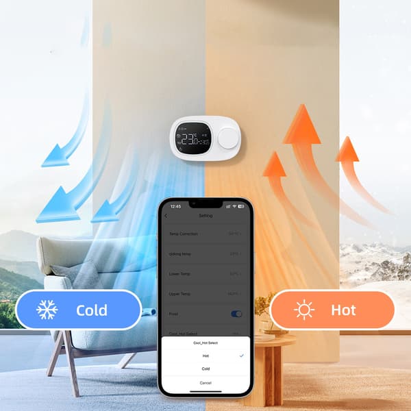 INF Smart WiFi Termostat WT598 för Hemtemperaturkontroll