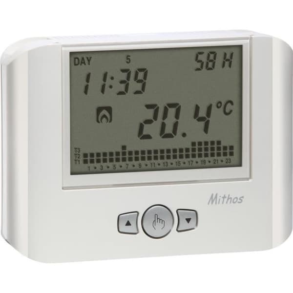 Chronotermostat väggmonterad vit - VEMER MITHOS H