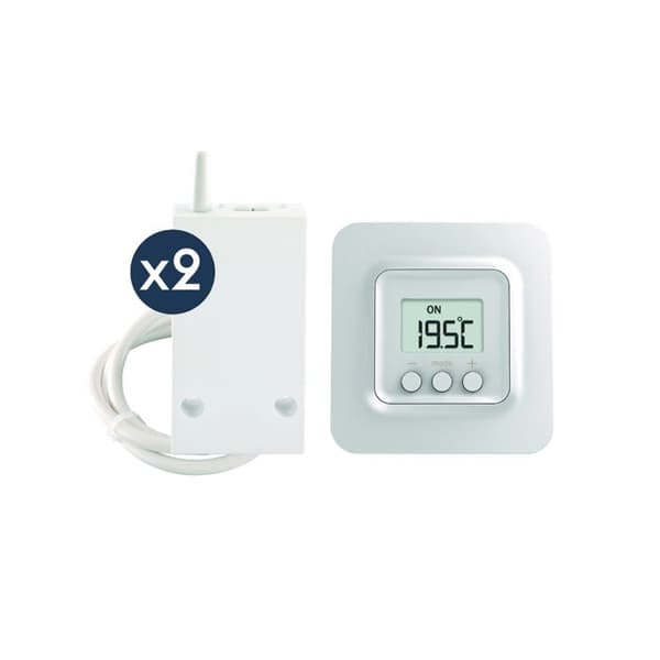 Tybox 5702 FP Termostat radio fil pilot för 2 radiatorer FP