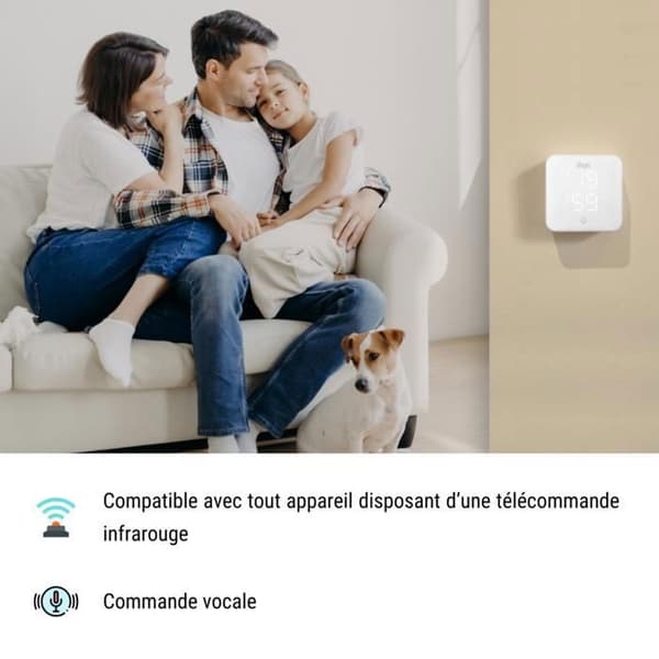 Wi-Fi-termostaatti lämpöpumpuille ja ilmastointilaitteille