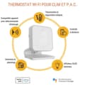 Miniatyrbild 2 av 6: Wi-Fi-termostat för värmepumpar och luftkonditioneringsapparater