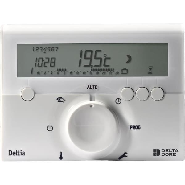 Kabelforbundet programmeringsenhed - DELTA DORE - Deltia 8.00 - Til varmepumpekedel eller elektriske radiatorer