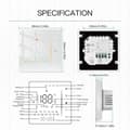 Miniatyrbild 2 av 6: Intelligent termostat - Moes - Zigbee - Programmable - Svart - Röststyrning