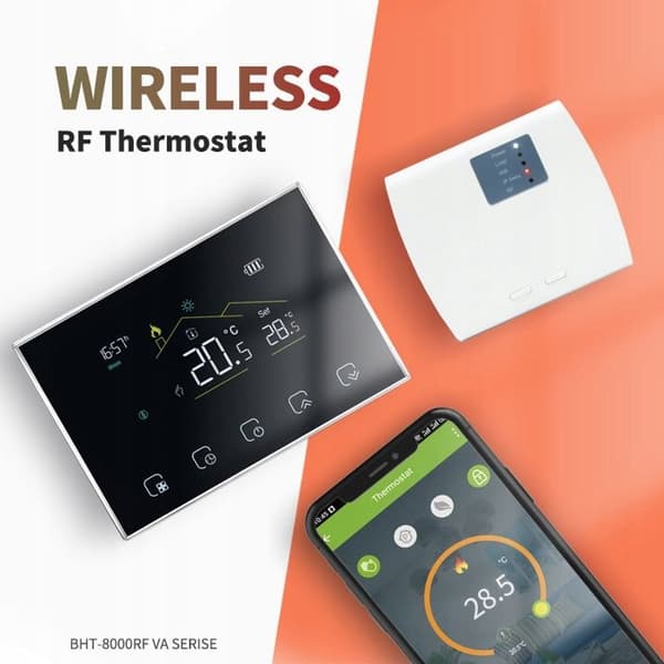 Termostat WiFi - Tuya - Zigbee - Golvvärme - Programmerbar - Dataskydd