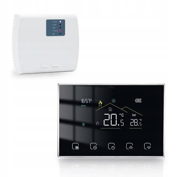 Termostat WiFi - Tuya - Zigbee - Golvvärme - Programmerbar - Dataskydd