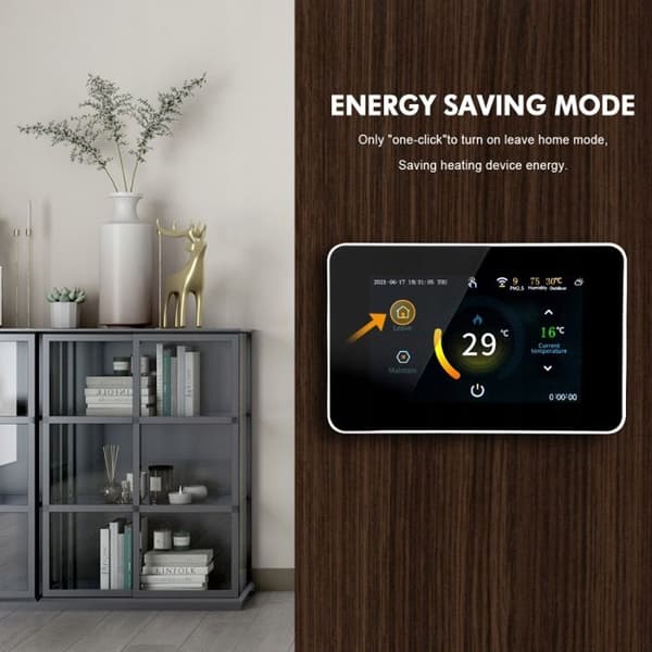 Termostat Wi-Fi Intelligent - ARHATREYA - ME80-16A - LED-skärm - Röstkontroll - Programmerbar