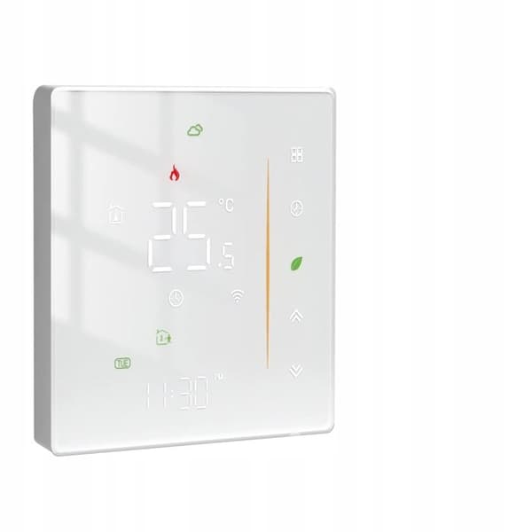 Intelligent vattent thermostat - Moes - Zigbee - Svart - Programmerbar - Golvvärme