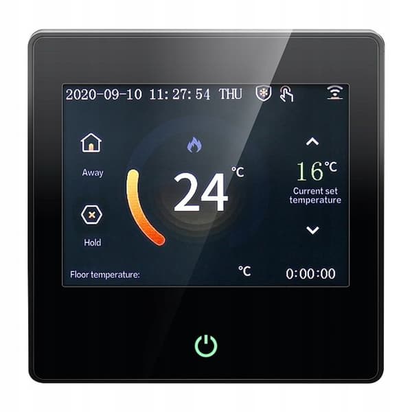 Termostat Wi-Fi Intelligent - ARHATREYA - LED-Touchskärm - Värmevatten - Kompatibel med Alexa