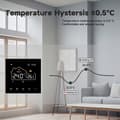 Miniatyrbild 6 av 6: Termostat WiFi - ARHATREYA - 16A - Röststyrning - Veckoprogrammering - Svart