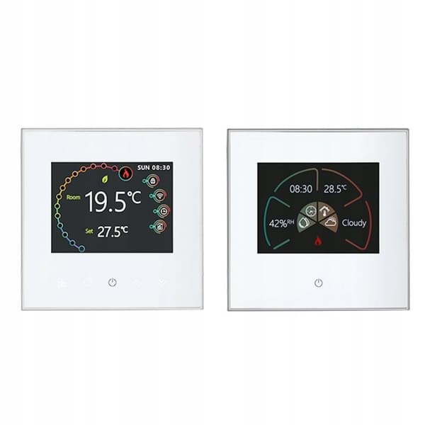 Termostat WiFi LCD - ARHATREYA - Elektrisk Uppvärmning 16A - Programmerbar - Sensor Inkluderad