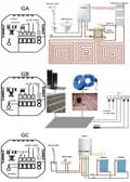 Miniatyrbild 5 av 6: Termostat WiFi LCD - ARHATREYA - Elektrisk Uppvärmning - Programmerbar - Svart
