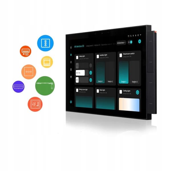 Intelligent Termostat - Moes - 10,1 tum - BLE/Zigbee - HD-kamera - Pekskärm