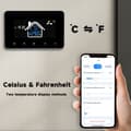 Miniatyrbild 5 av 6: Termostat Wi-Fi Intelligent - ARHATREYA - 16A - Kompatibel med Alexa &amp; Google Home - Elektrisk Uppvärmning