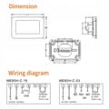 Miniatyrbild 4 av 6: Intelligent Wi-Fi-termostat - ARHATREYA - 16A - Elvärmegolv - Röststyrning